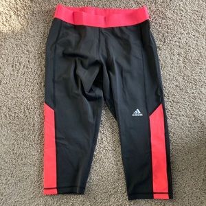 Adidas Climalite Techfit Crop Leggings | Size M